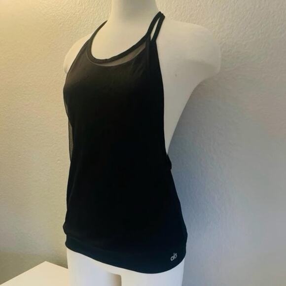 ALO Yoga Tops - Alo Yoga Mesh Layered Tank Top